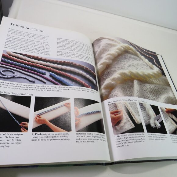 SINGER Sewing with Knits Hardback 11x8.5" (has handwritten notes) 125pgs - Picture 6 of 16